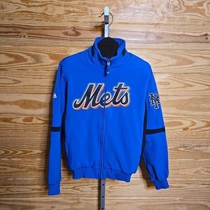 Majestic New York METS Women's Blue & Black THERMA BASE Jacket SIZE SMALL
